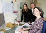 Bild: Buz 217/2004 - 
Das Schüler-Büro öffnet seine Türen. Helen Menges
