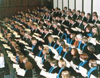 Bild: Konzert des Universitäts-Chores: Johannes Brahms "Ein deutsches Requiem" Konzerte: 23.10.2004 in Münster