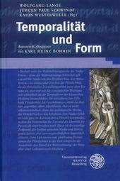Bild: Buz 218/2004 - Buchcover "Temporalität und Form"