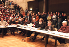 Bild: Studentenproteste: Senatssitzung im Audimax