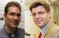 Bild: Privatdozent Dr. Robert Ros und Prof. Dr. Dario Anselmetti.