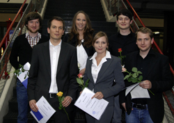 Bild: Ausgezeichnete Absolventen der Fakultät für Soziologie