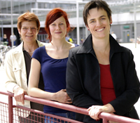 Bild: Das neue Gleichstellungsteam (v.l.): Veronika Schmidt-Lentzen