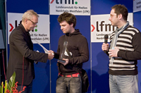 Bild: LfM-Radio-Preis (v.l.): Wolfgang Sabisch (Jury-Vorsitzender)