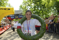 Bild: Hermannslaufsiegerin Franziska Schmidt. Foto: Westfalen-Blatt