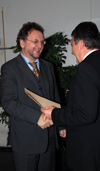 Bild: Der Rektor der Universität Bielefeld