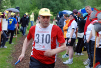 Bild: Rektor Sagerer startete für das Team "BIRUN - Intelligent Running"