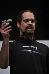 Bild: Der Gewinner des FameLab NRW 2011