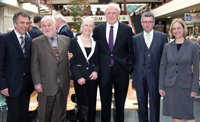 Bild: Geburtstagsempfang (v.l.): Prof. Dr. Gerhard Sagerer