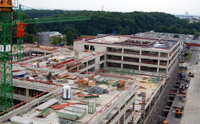 Bild: Im Ersatzneubau werden künftig 900 Menschen ihren Arbeitsplatz haben.