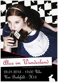Bild: Alice im Wunderland verzaubert den Hörsaal