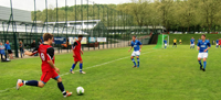 Bild: Unifußballer schaffen den Einzug in die nächste Runde.