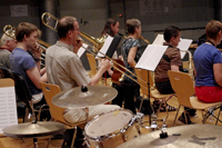 Bild: Die UniBigband spielt am 18. Oktober  Musik von Bill Holman. Foto: Elena Berz