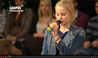 Bild: Millionenfach geklickt: Das "Campus TV"-Video mit der Poetry-Slammerin Julia Engelmann erregt viel Aufmerksamkeit.