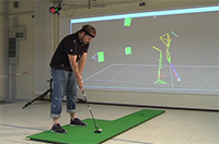 Bild: CITEC-Forscher haben Bewegungsabläufe für Golf