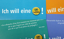 Bild: Postkarten Kampagne Uni ohne Vorurteile