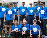 Bild: Das Team der <<dranbleiber>> im Jahr 2014. Foto: Absolventen-Netzwerk